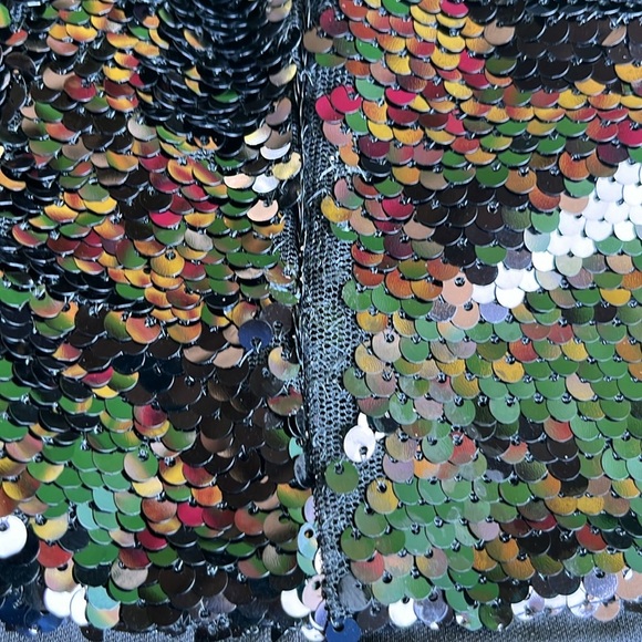 ENGLISH FACTORY Black Sequin Top size small - Picture 10 of 11